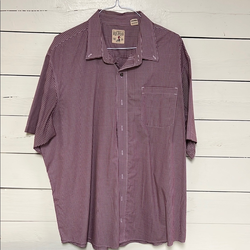 Pendleton Red Casual Button Down Shirt Relaxed Fit